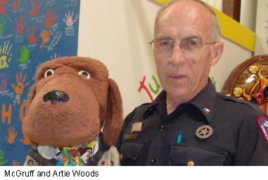 Artie Woods and Puppet McGruff