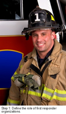 Firefighter Caption