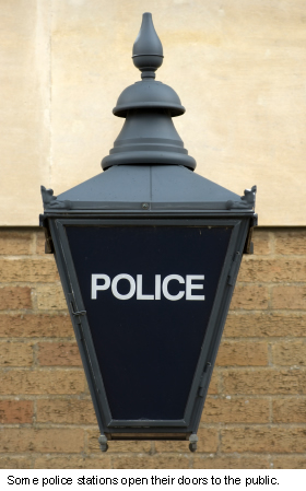 Police Lantern caption