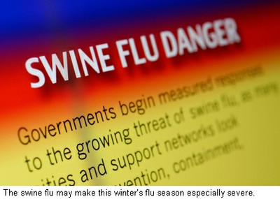 Swime Flu Warning caption
