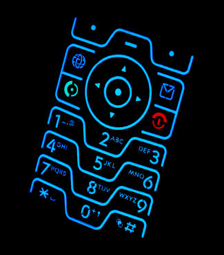 Blue Cell Phone