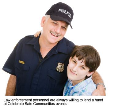 Police Officer with Kid