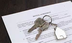 Keys on Rental Agreement