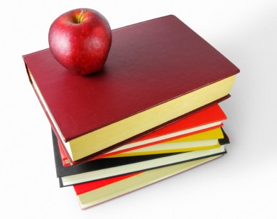 Red Apple on Books