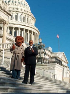 McGruff and Al Lenhardt at Capitol